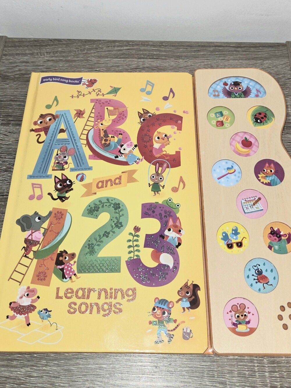 Early Bird Song Books ABC and 123 Learning Songs Hardback Book